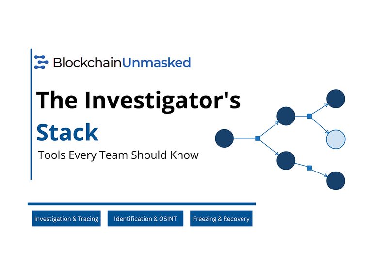 The investigator’s stack: the tools every team should know