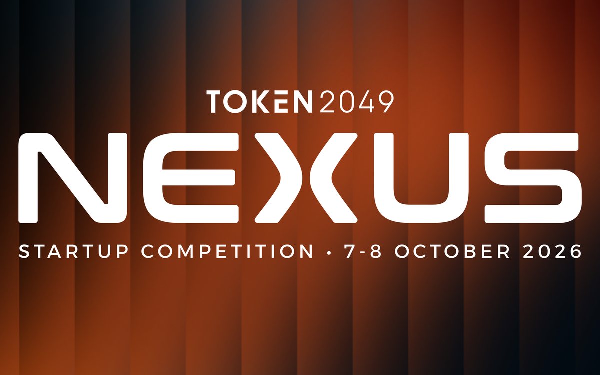 TOKEN2049 NEXUS startup competition key visual